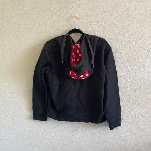Disney Parks Minnie Mouse Authentic Black Zip Up Jackets - Picture 3 of 4
